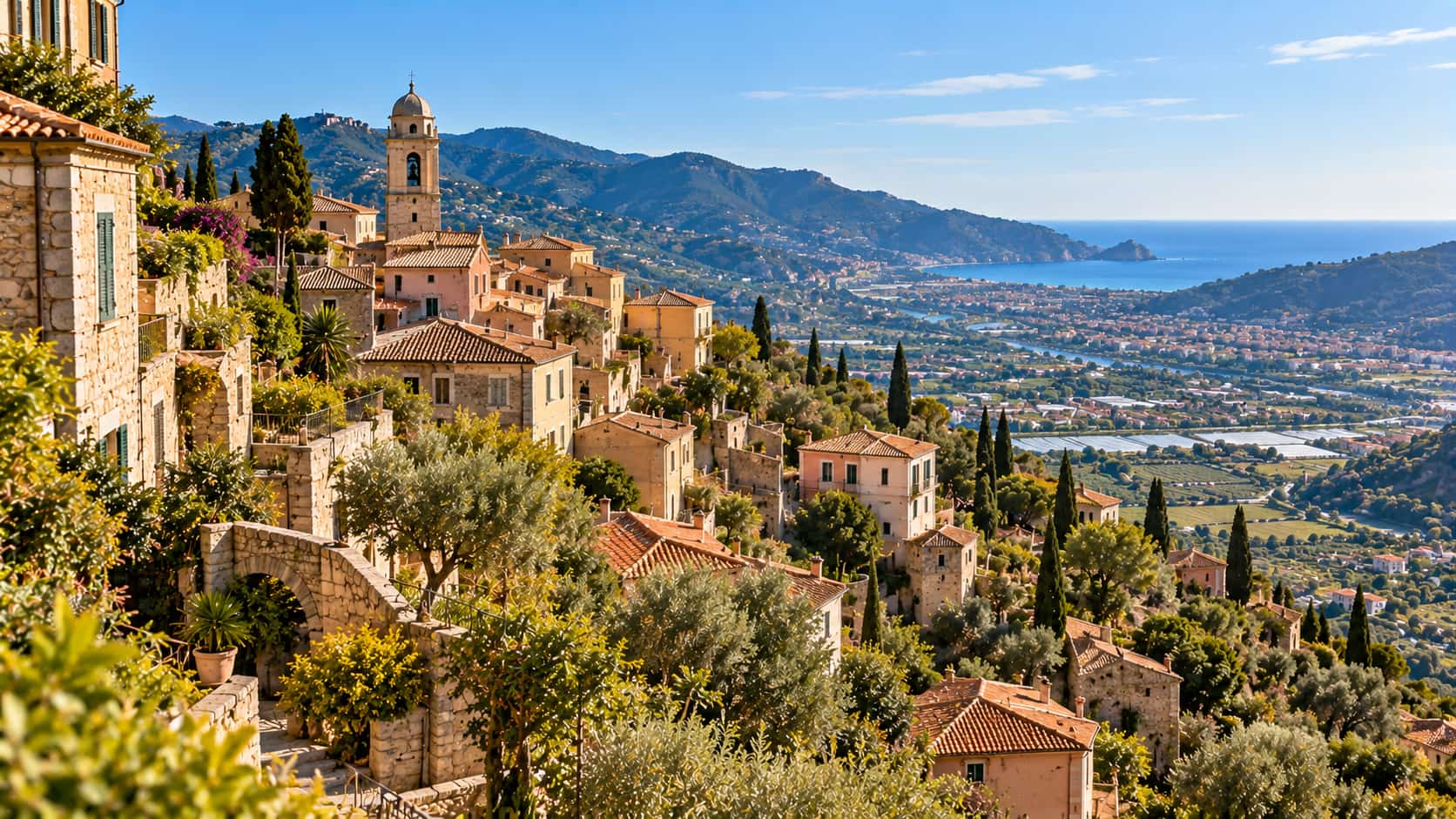 Lusignano di Albenga com'è vivere nel borgo vicino al mare